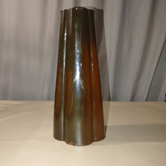 Weller Louwelsa Pottery Fluted Vase Floral Hand Painted 1900 Antique Art Nouveau - Picture 14 of 16